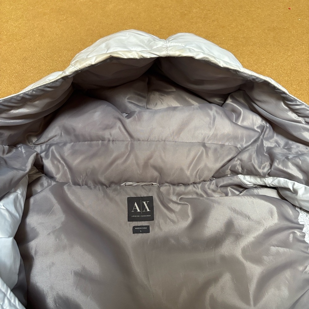 Armani Exchange Silver Ski Jacket